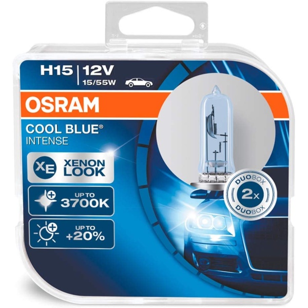 Bec Osram H15 12V 55/15W Cool Blue Intense 64176CBI-HCB Set 2 Buc